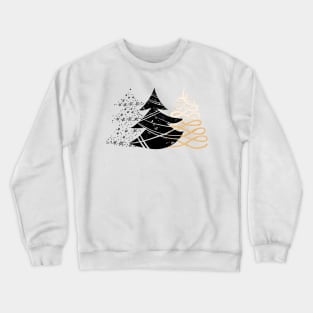 Abstract Christmas trees Crewneck Sweatshirt